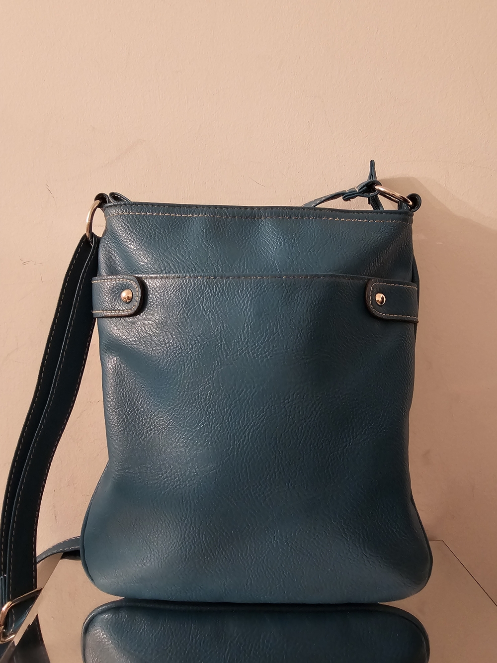 Jules+ James Women's Teal Crossbody Bag - Stylish Everyday Shoulder Bag